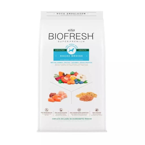 Ração Biofresh Cães Adultos Raças Médias 15,0 kg