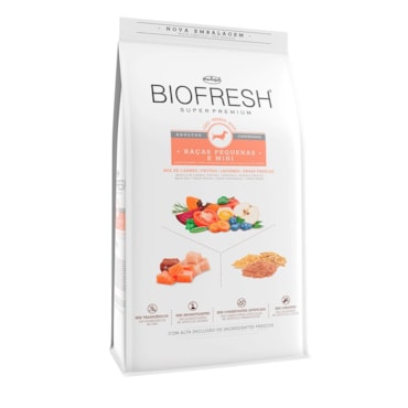 Ração Biofresh Cães Castrados Raças Pequenas e Mini 10,1 kg