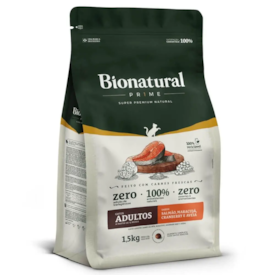 Ração Bionatural para Gatos Adultos Sabor Salmão, Maracujá, Cranberry e Aveia 1,5KG