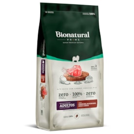 Ração Bionatural Prime Cães Adultos Raças Pequenas Cordeiro, Blueberry, Coco e Aveia 10,1 kg