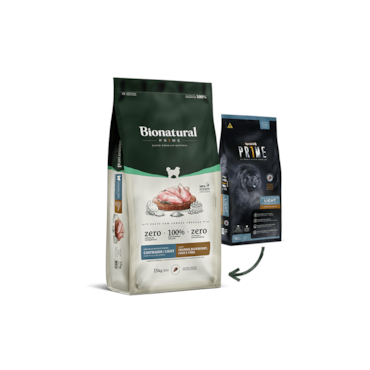 Ração Bionatural Prime para Cães Castrados Porte Médio e Grande Sabor Frango, Blueberry, Coco e Chia 15KG - imagem adicional