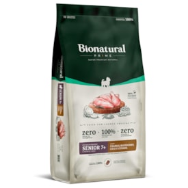 Ração Bionatural Prime para Cães Sênior 7+ de Pequeno Porte Sabor Frango, Blueberry, Coco e Cevada 2,5KG