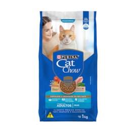 Ração Cat Chow Adultos Peixe 1 kg - imagem adicional