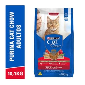 Ração Cat Chow para Gatos Adultos Sabor Carne 10,1 kg - imagem adicional