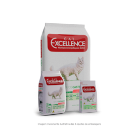 Ração Cat Excellence Gatos Castrados Sabor Salmão 1,0kg