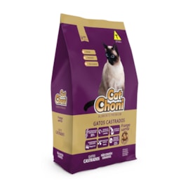 Ração CatCchoni Premium Gatos Castrados Sabor Frango e Arroz 10,1kg