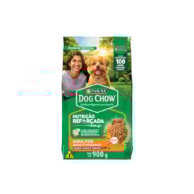 Ração Dog Chow Cães Adultos Raças Pequenas Carne, Frango e Arroz 900g