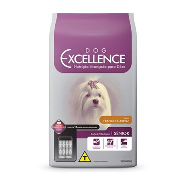 Ração Dog Excellence Cães Sênior Raças Pequenas Frango e Arroz 1,5 kg