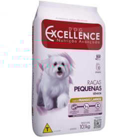 Ração Dog Excellence para Cães Sênior Raças Pequenas Sabor Frango e Arroz 10,1kg