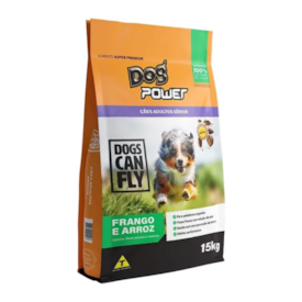 Ração Dog Power para Cães Sênior Sabor Frango e Arroz 15 Kg