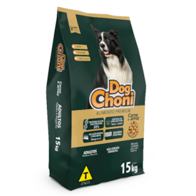 Ração DogChoni Premium Cães Adultos Sabor Carne