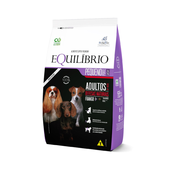 Ração Equilibrio Cães Adultos Pequeno Porte Sabor Frango 2,5KG