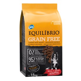 Ração Equilíbrio Grain Free para Cachorro Adulto de Médio e Grande Porte 1,5kg