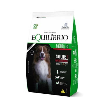 Ração Equilíbrio para Cachorro Adulto de Médio Porte Sabor Frango 15kg