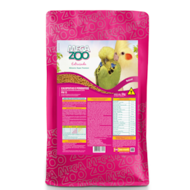 Ração Extrusada para Calopsita e Periquitos Mini Bits MegaZoo 5KG