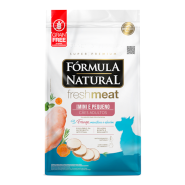 Ração Fórmula Natural Fresh Meat Cães Adultos Porte Mini e Pequeno 1kg