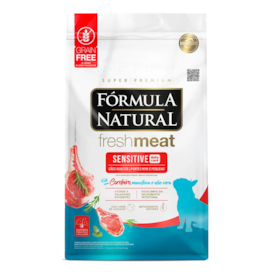 Ração Fórmula Natural Fresh Meat Cães Adultos Sentitive Mini e Pequenos 10,1kg
