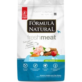 Ração Fórmula Natural Fresh Meat Cães Filhotes Raças Mini e Pequenas 1,0 kg