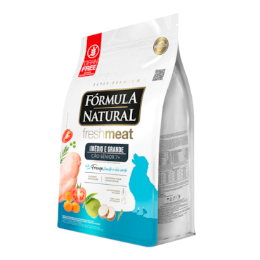 Ração Fórmula Natural Fresh Meat Cães Sênior Portes Médio e Grande 12kg - imagem adicional