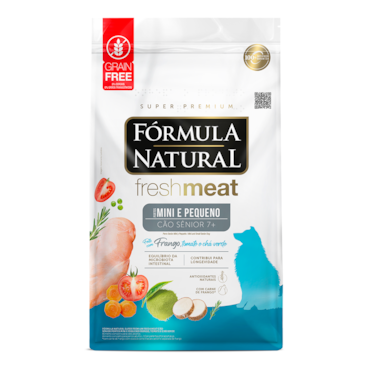 Ração Fórmula Natural Fresh Meat Cães Sênior Raças Mini e Pequenas 1,0 kg