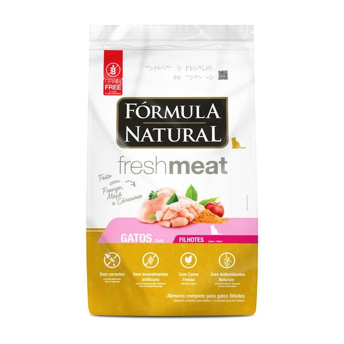 Ração Fórmula Natural Fresh Meat Gatos Filhotes Frango 1,0 kg