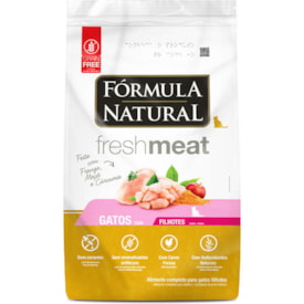 Ração Fórmula Natural Fresh Meat Gatos Filhotes Sabor Frango
