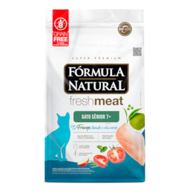 Ração Fórmula Natural Fresh Meat Gatos Sênior Frango Tomate e Chá Verde 10,1 kg