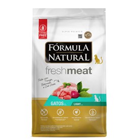 Ração Fórmula Natural Fresh Meat Light para Gatos Adultos 7Kg