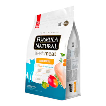 Ração Fórmula Natural Fresh Meat para Gatos Adultos Sabor Frango 1kg - imagem adicional