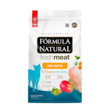 Ração Fórmula Natural Fresh Meat para Gatos Adultos Sabor Frango 7kg