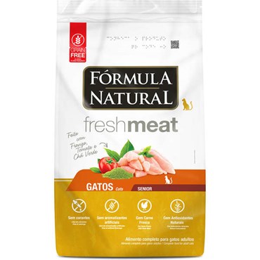 Ração Fórmula Natural Fresh Meat para Gatos Sênior