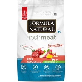 Ração Fórmula Natural Fresh Meat Sensitive Cães Adultos Portes Mini e Pequeno 2,5 kg