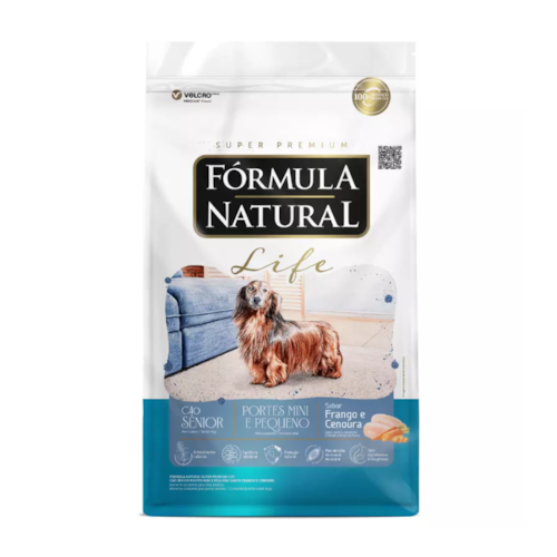 Ração Fórmula Natural Life Cães Sênior Raças Pequenas e Minis 10,1 kg