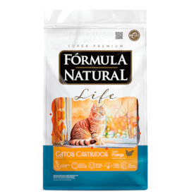 Ração Fórmula Natural Life Gatos Castrados Frango 10,1 kg