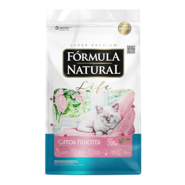 Ração Fórmula Natural Life Gatos Filhotes Frango e Salmão 10,1kg