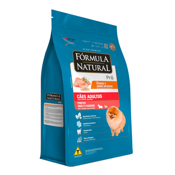 Ração Fórmula Natural Pró Super Premium Cães Adultos Portes Mini e ...