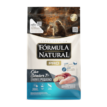 Ração Fórmula Natural Pró Super Premium Cães Sênior Portes Mini e Pequeno Sabor Frango e Arroz Integral 10kg