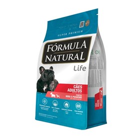 Ração Fórmula Natural Super Premium Life Cães Adultos Portes Mini e Pequeno
