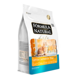 Ração Fórmula Natural Super Premium Life Gatos Castrados Sabor Frango 7 kg