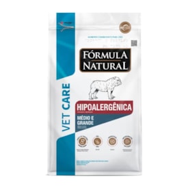 Ração Fórmula Natural Vet Care Hipoalergênica Cães Portes Médio e Grande