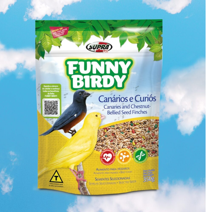 Ração Funny Bird para Canários e Curiós 350g