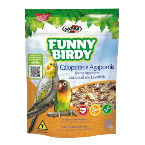 Ração Funny Birdy para Calopsita e Agapornis 350g