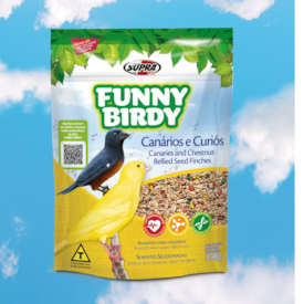 Ração Funny Birdy para Canários e Curiós 350g