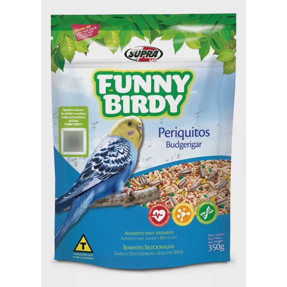 Ração Funny Birdy para Periquitos 350g