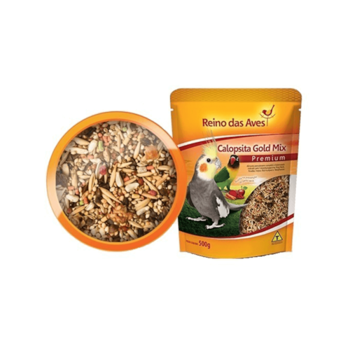 Ração Gold Mix Reino das Aves para Calopsita 500g