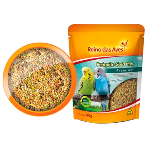 Ração Gold Mix Reino das Aves para Periquito 500g 