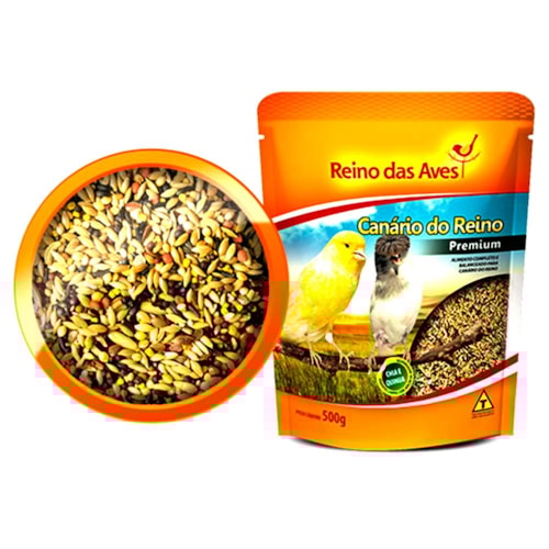 Ração Gold Mix Reino Reino das Aves para Canários 500g