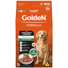 Ração Golden Formula Cães Adultos Sabor Carne e Arroz 15kg - imagem adicional