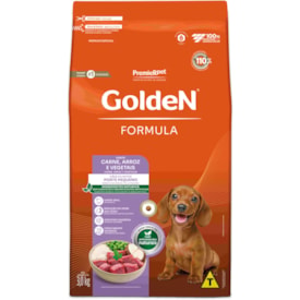 Ração Golden Formula Cães Filhotes Porte Pequeno Mini Bits Sabor Carne e Arroz 3kg