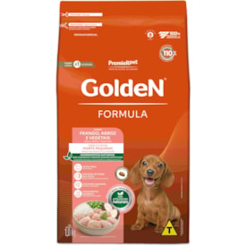 Ração Golden Formula Cães Filhotes Porte Pequeno Mini Bits Sabor Frango e Arroz 1kg - imagem adicional